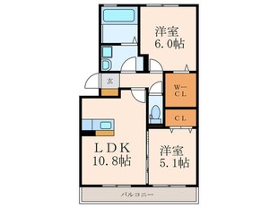 あぅん霧ヶ丘の物件間取画像